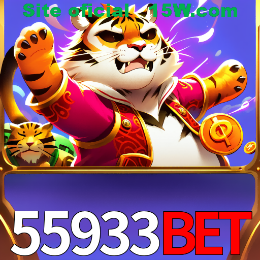 Imagem promocional da 55933Bet mostrando a plataforma e suas vantagens
